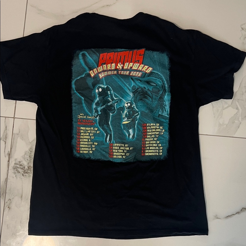Primus Onward & Upward 2025 Tour T-shirt - Picture 3 of 3
